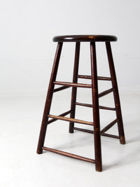 antique wooden stool