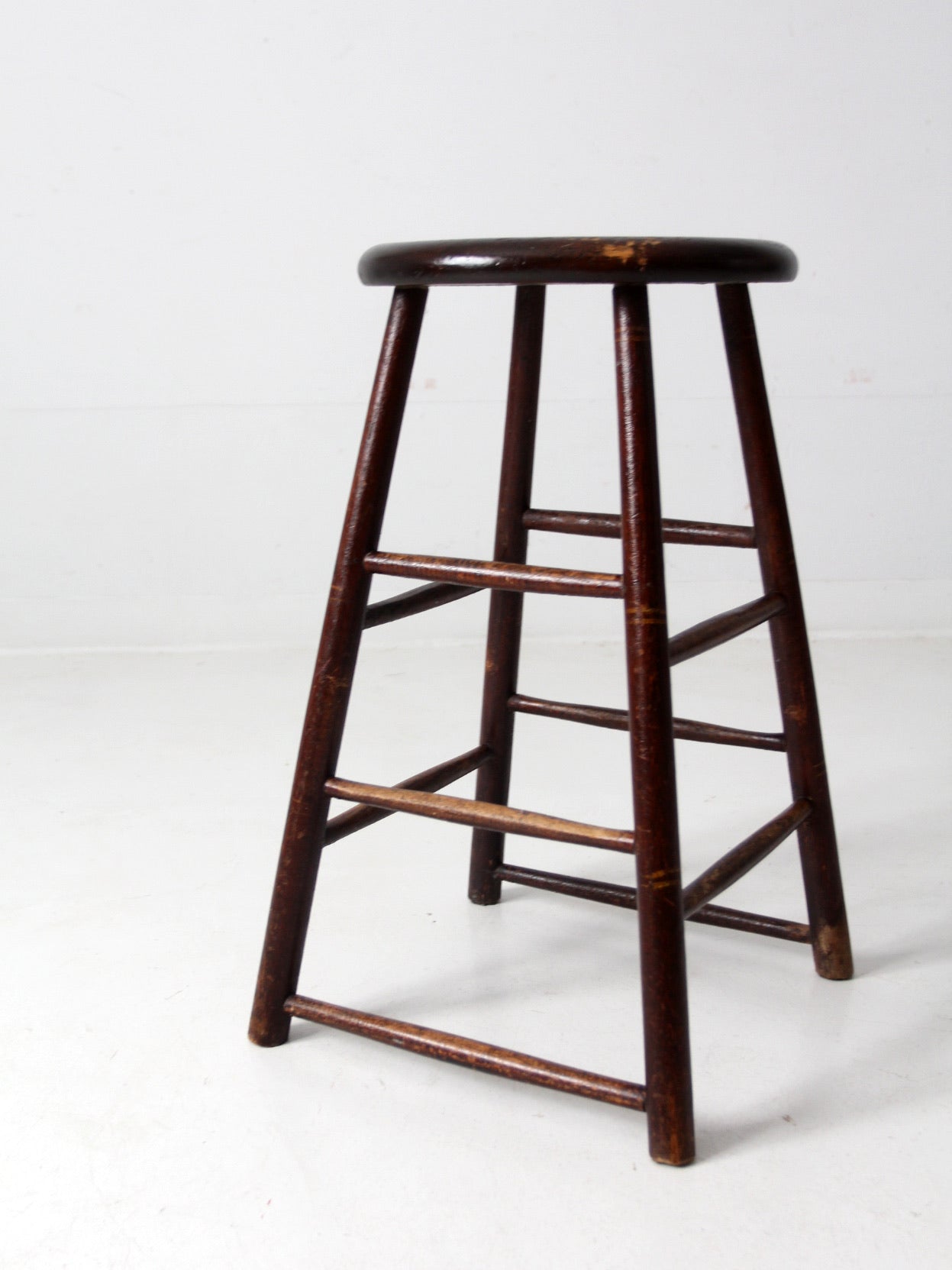 antique wooden stool