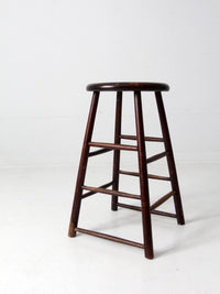 antique wooden stool