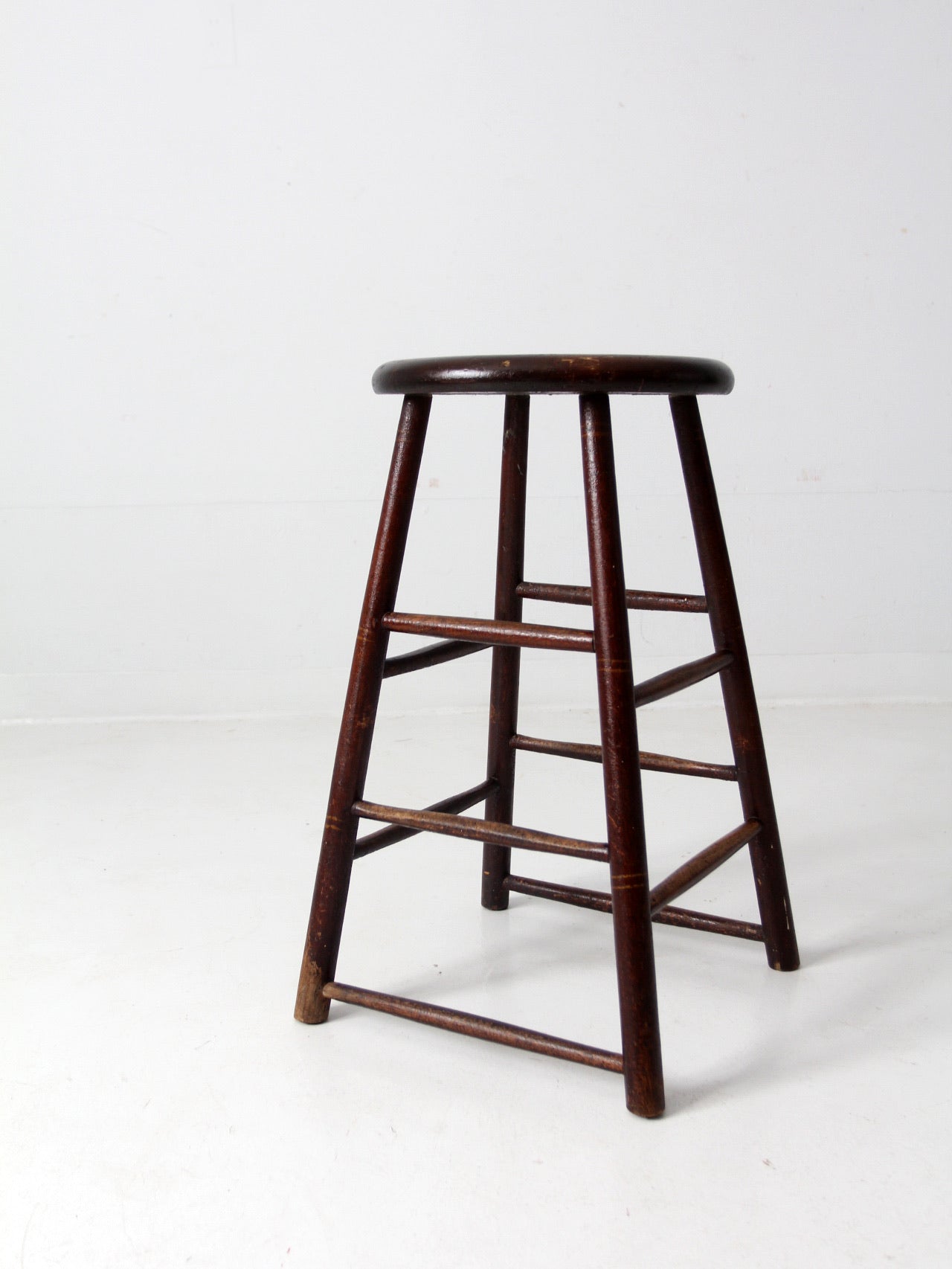 antique wooden stool