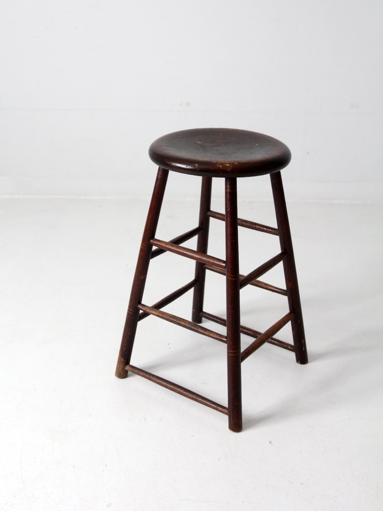 antique wooden stool
