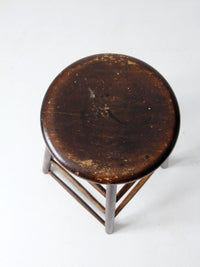 antique wooden stool