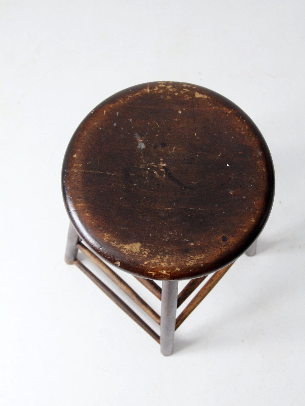 antique wooden stool