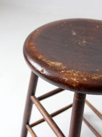 antique wooden stool
