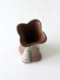 vintage Vietnam Gom Viet style redware vase