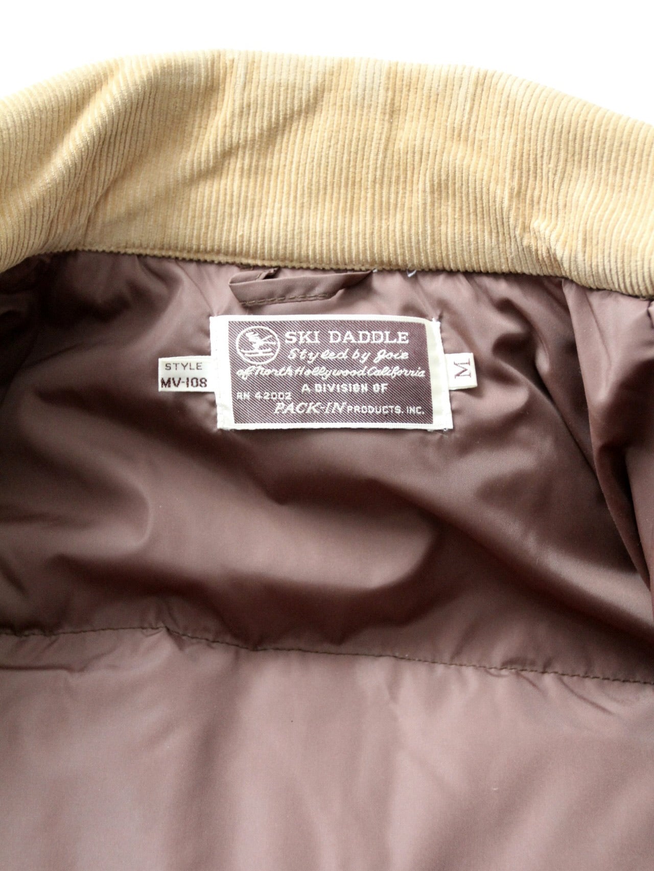 vintage 70s ski vest