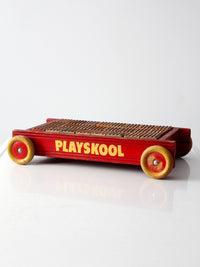 vintage Playskool toy wagon
