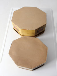 vintage knox hat boxes pair
