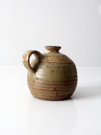vintage studio pottery jug vase