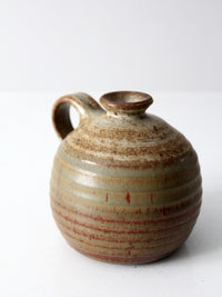 vintage studio pottery jug vase