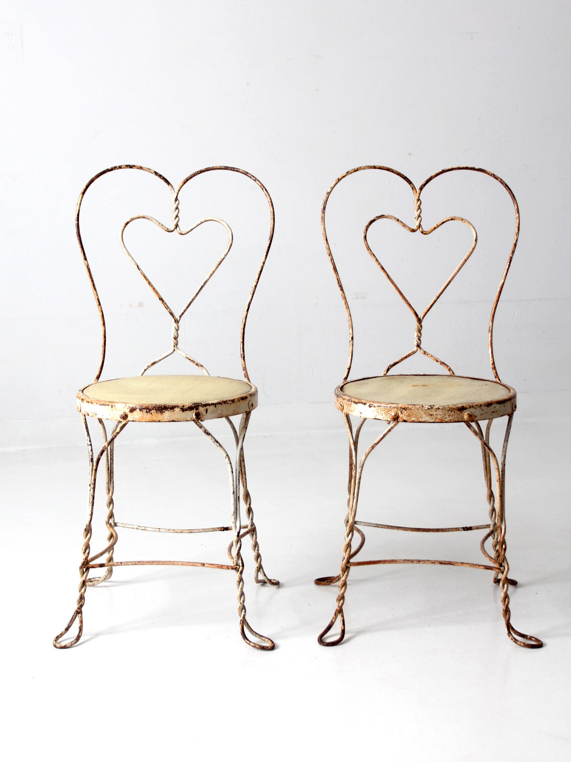 antique ice cream parlor chairs pair – 86 Vintage
