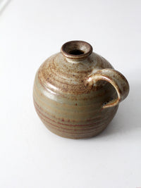 vintage studio pottery jug vase