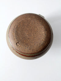 vintage studio pottery jug vase