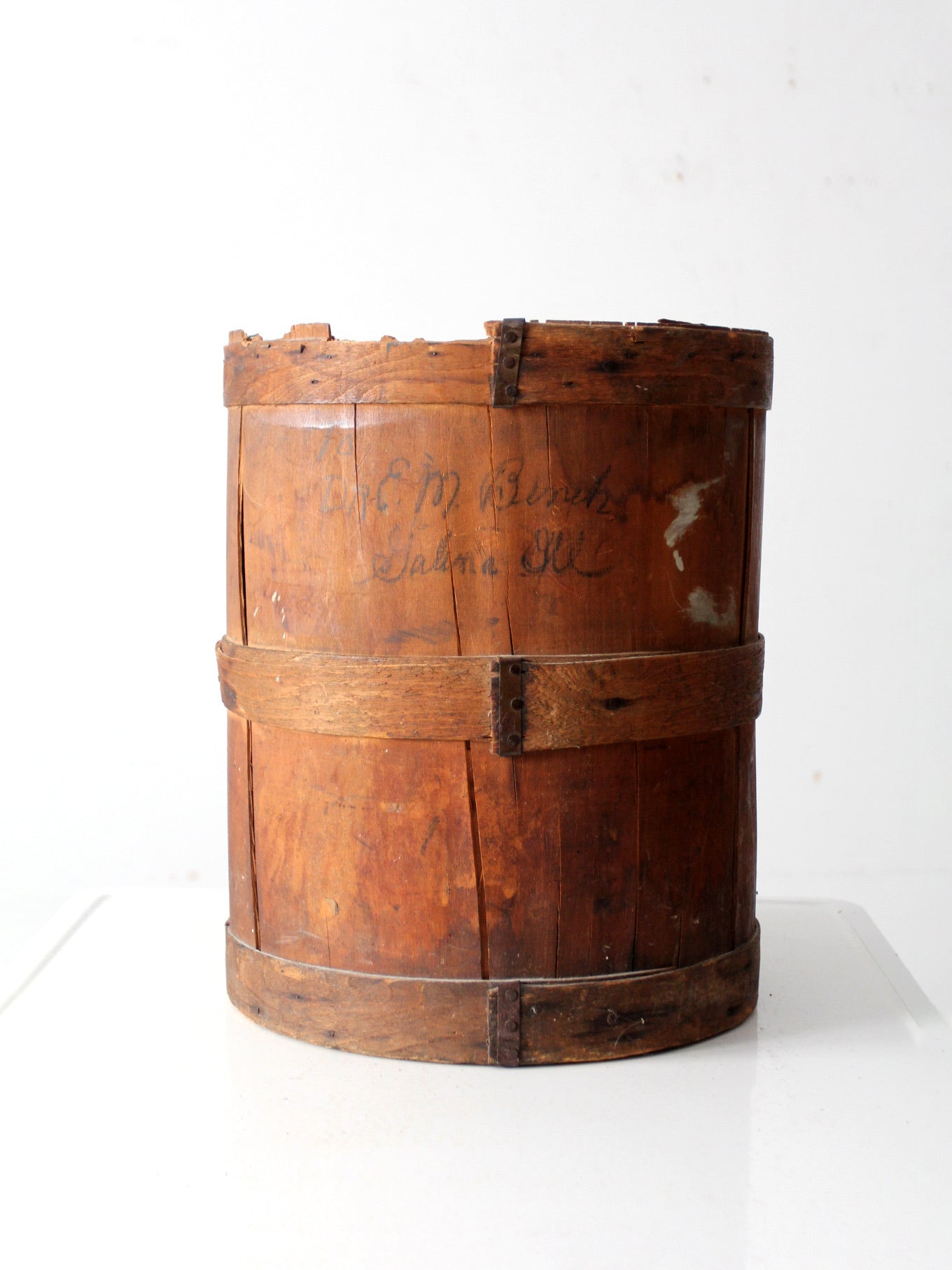 antique wooden barrel