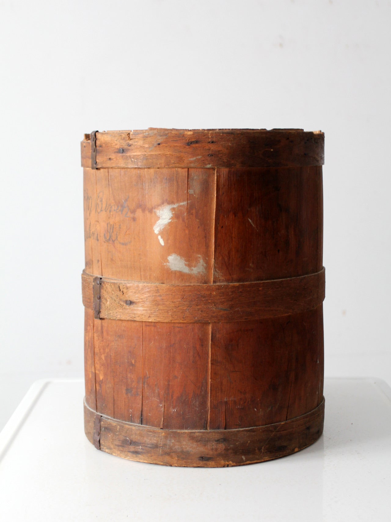 antique wooden barrel
