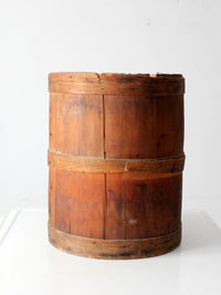 antique wooden barrel