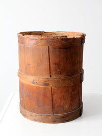 antique wooden barrel