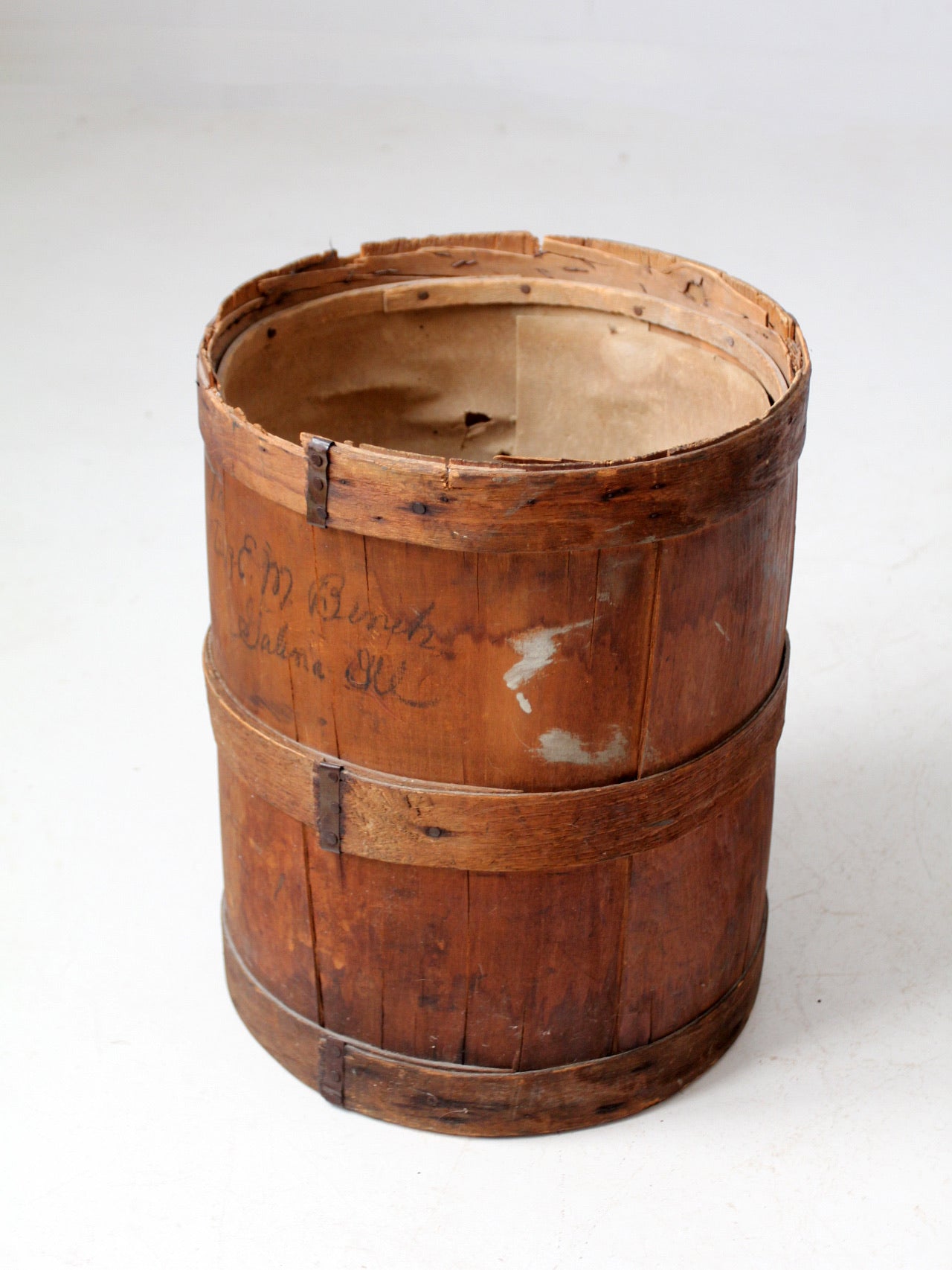 antique wooden barrel