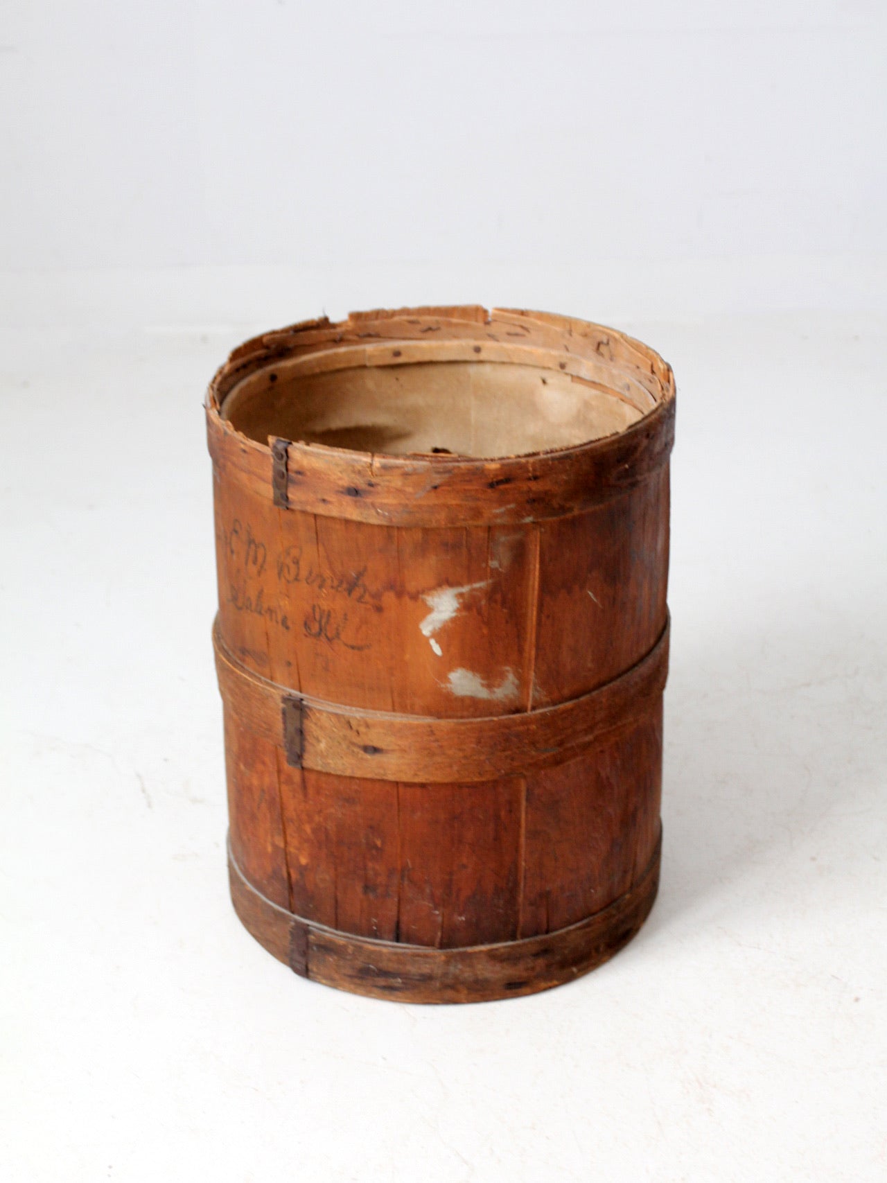 antique wooden barrel