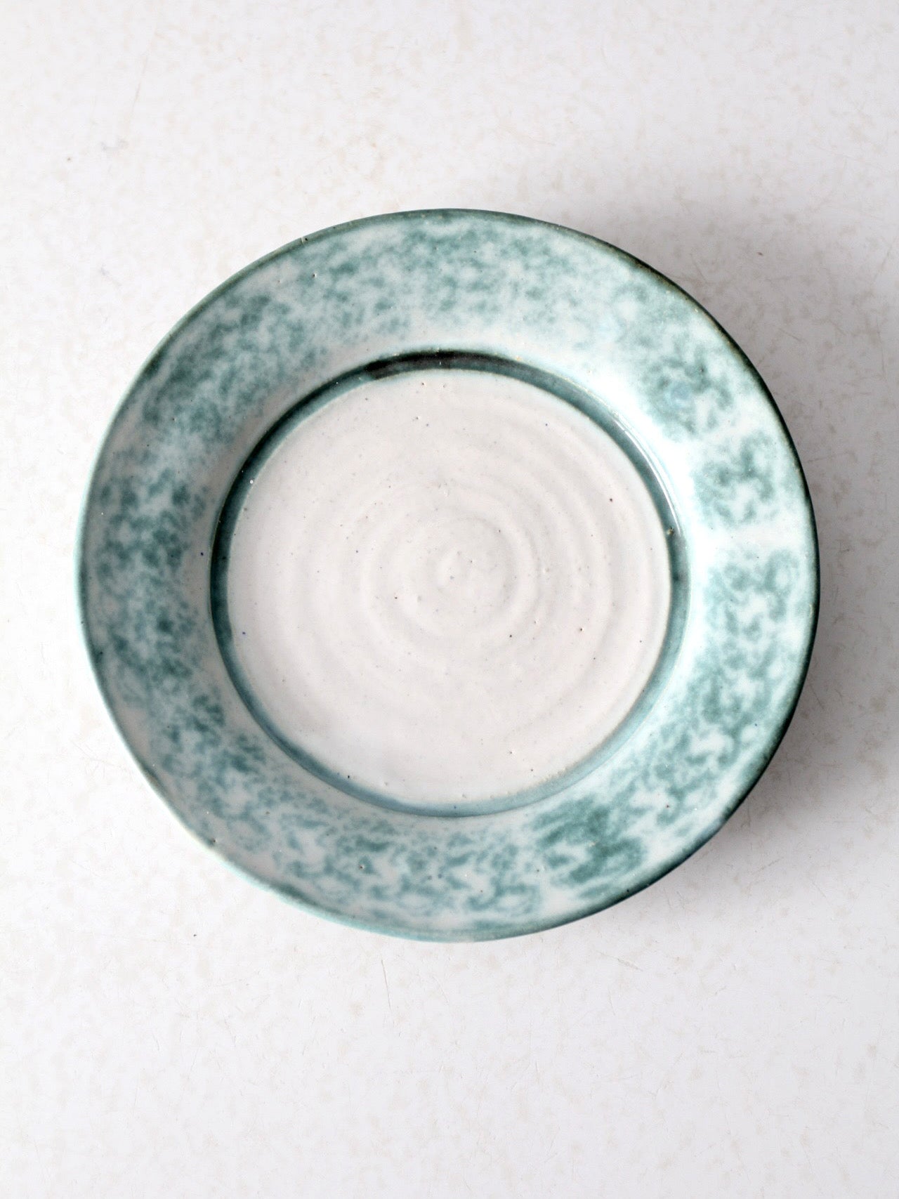 vintage studio pottery plate