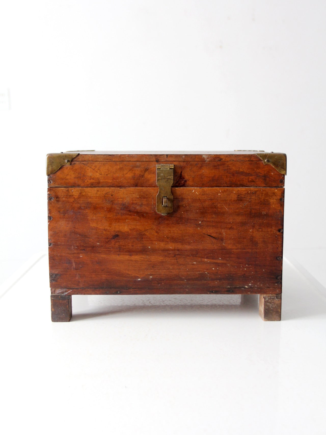 antique wooden storage box