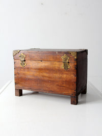 antique wooden storage box