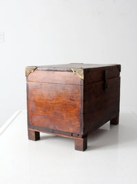 antique wooden storage box