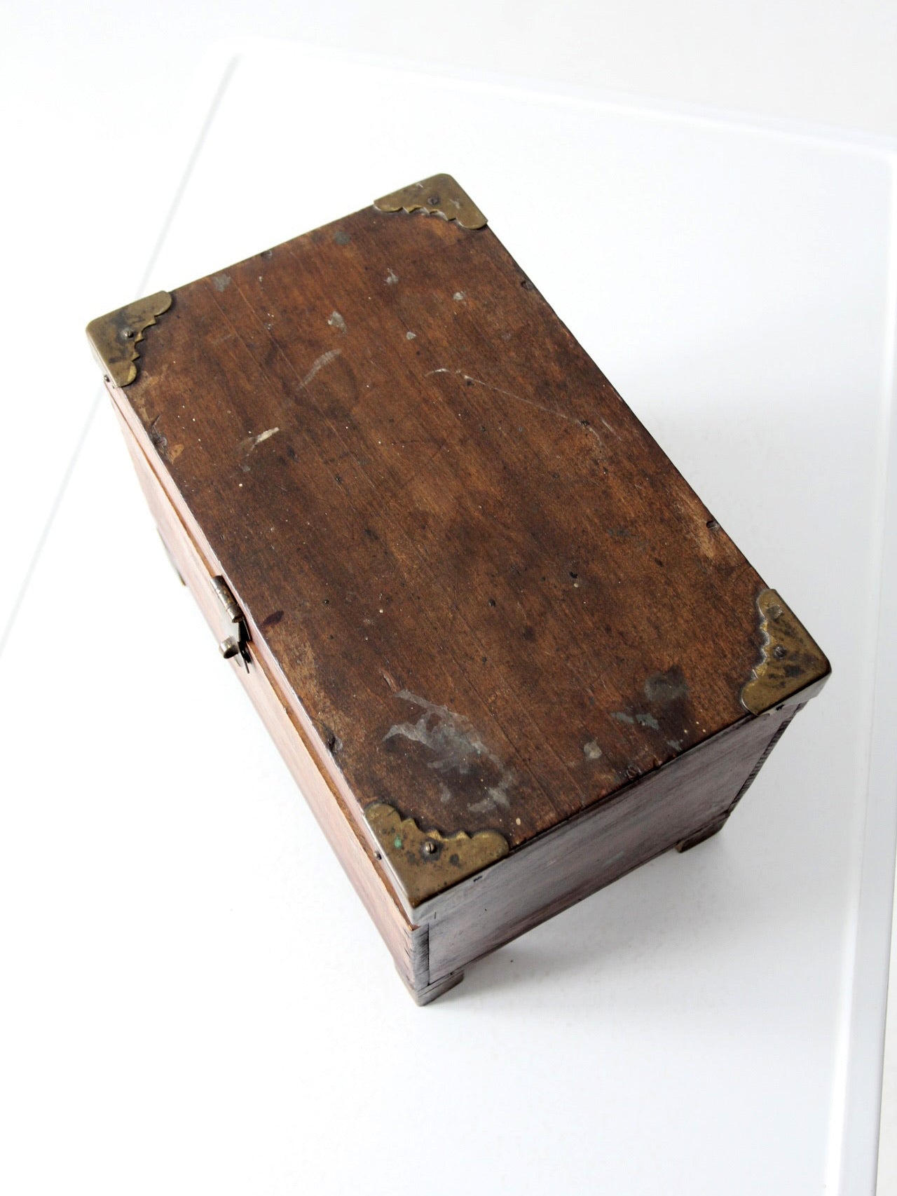 antique wooden storage box