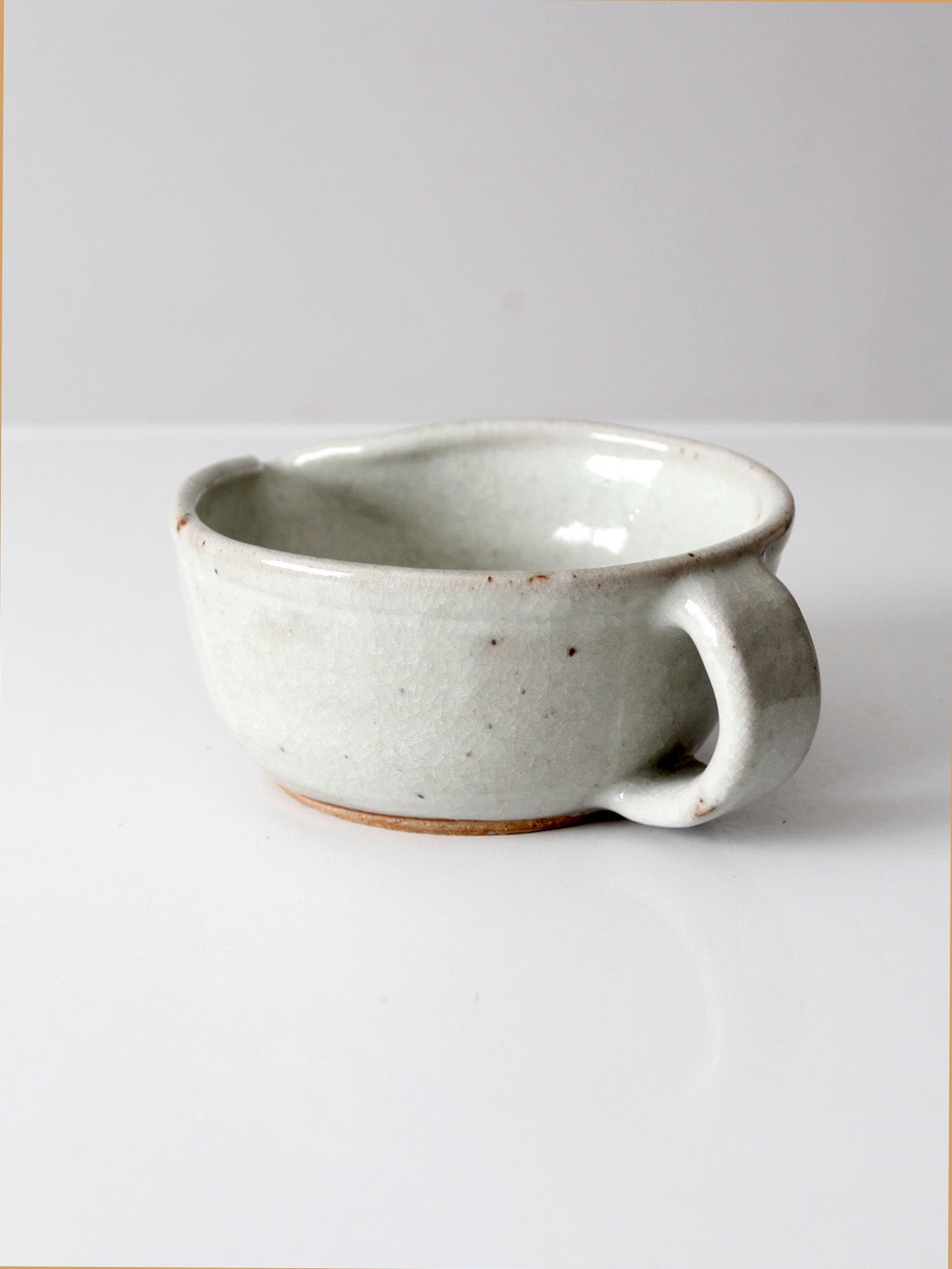 vintage studio pottery batter bowl