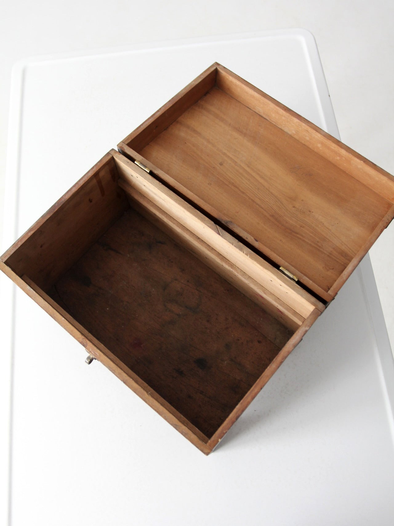antique wooden storage box