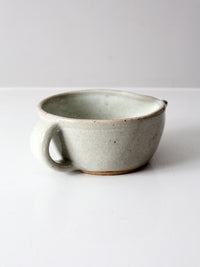vintage studio pottery batter bowl
