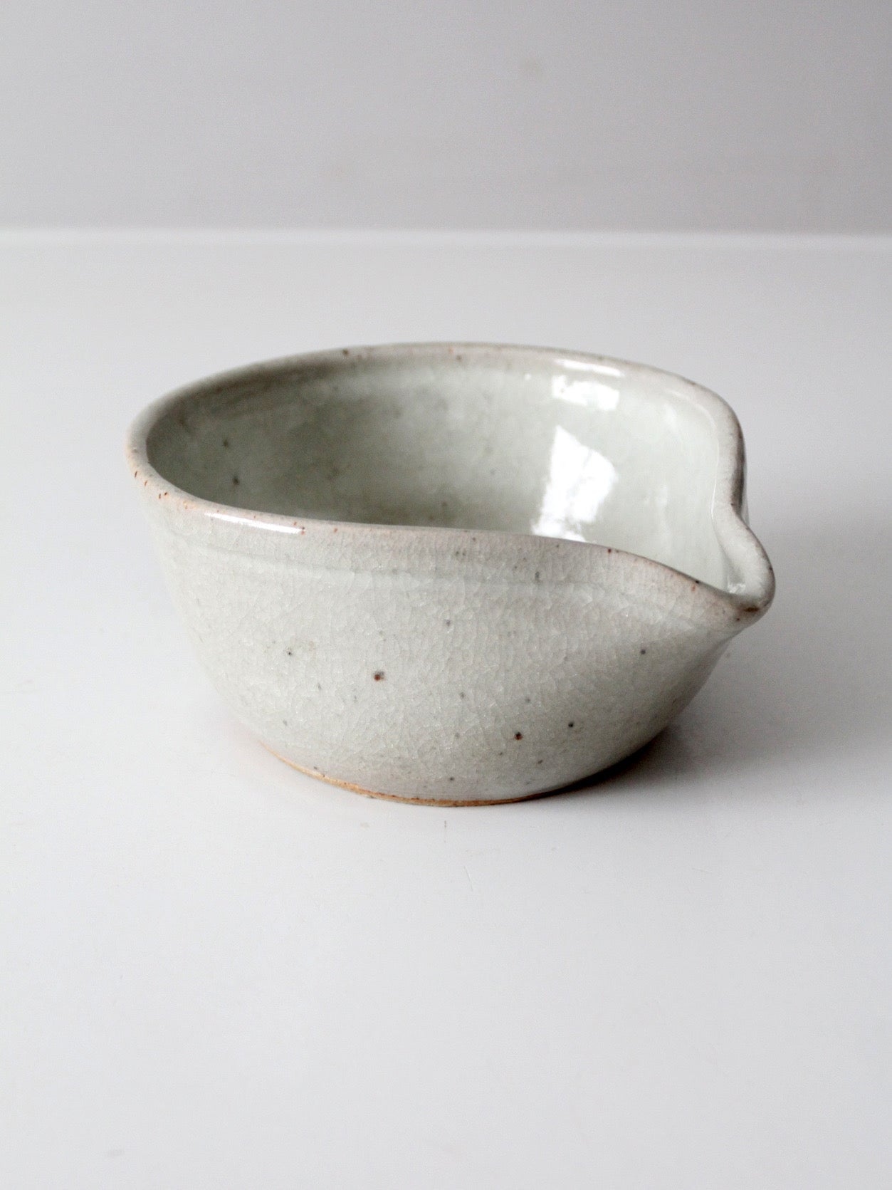 vintage studio pottery batter bowl