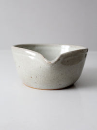 vintage studio pottery batter bowl