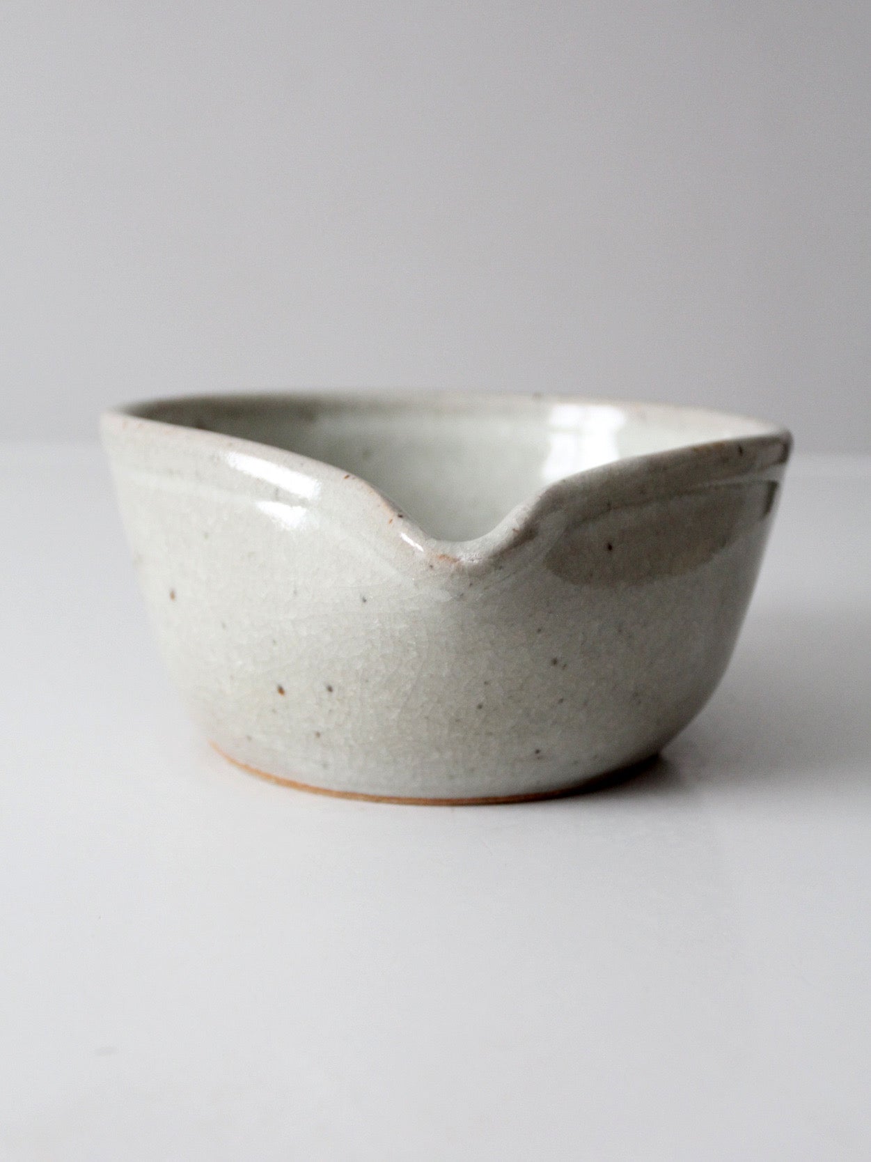 vintage studio pottery batter bowl