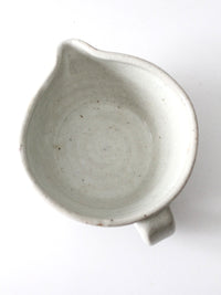 vintage studio pottery batter bowl