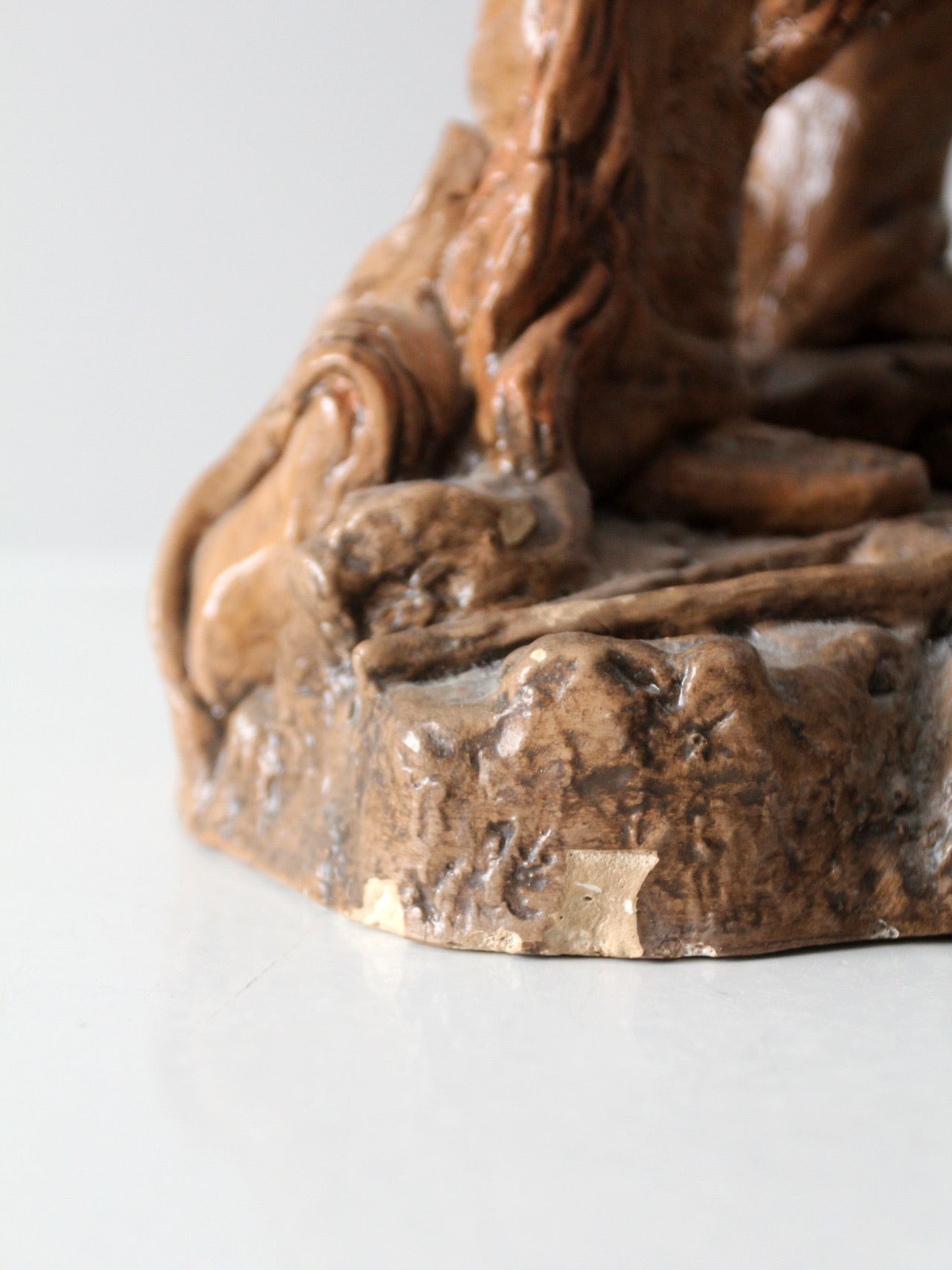 vintage Native American Indian statuary figure