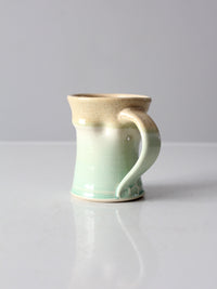 vintage studio pottery mug