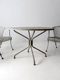 mid-century outdoor dining set