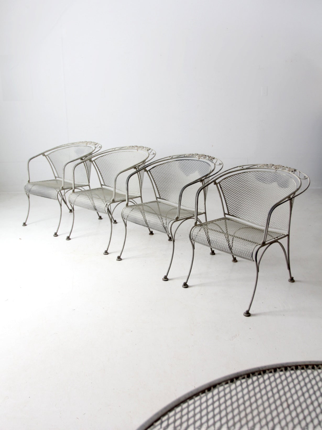 mid-century outdoor dining set