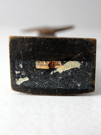 vintage wood souvenir totem pole