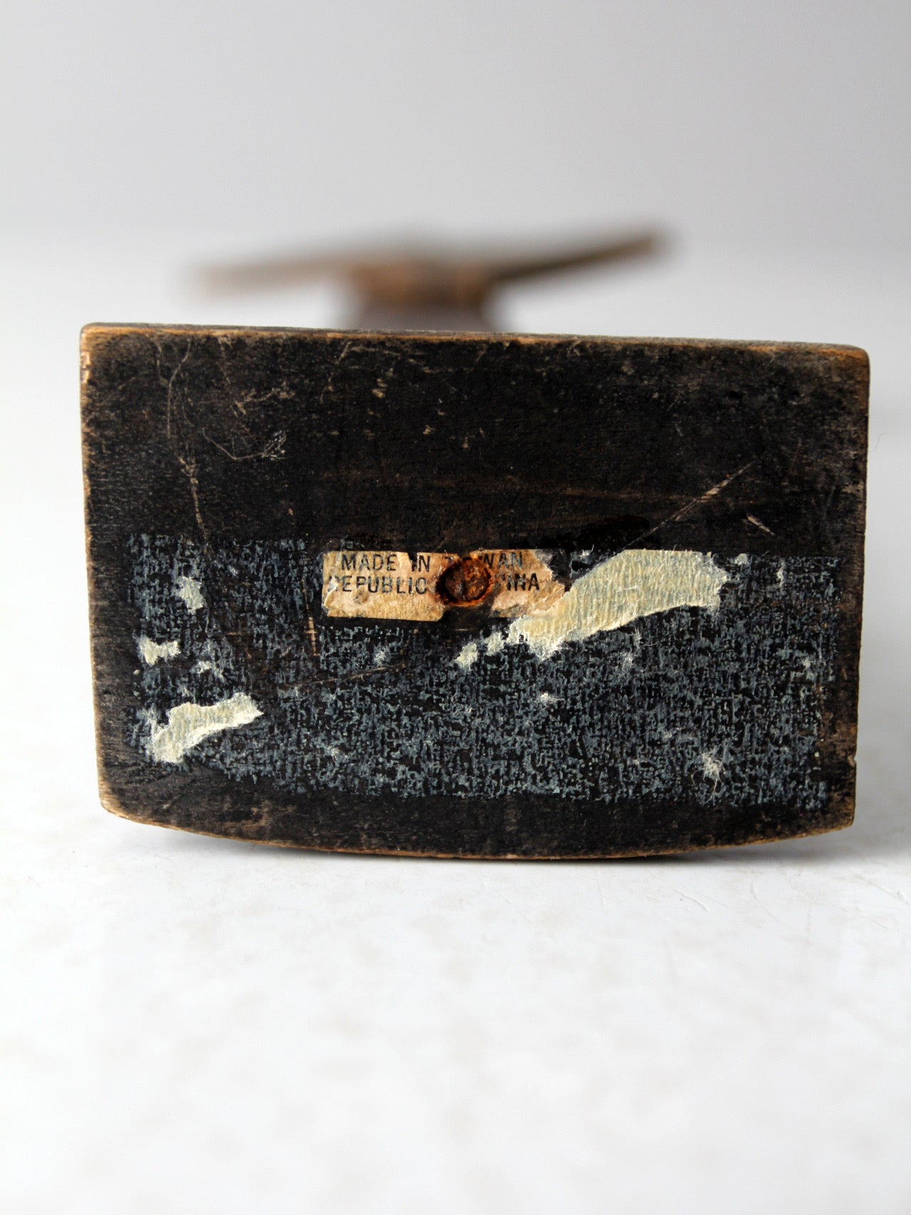 vintage wood souvenir totem pole