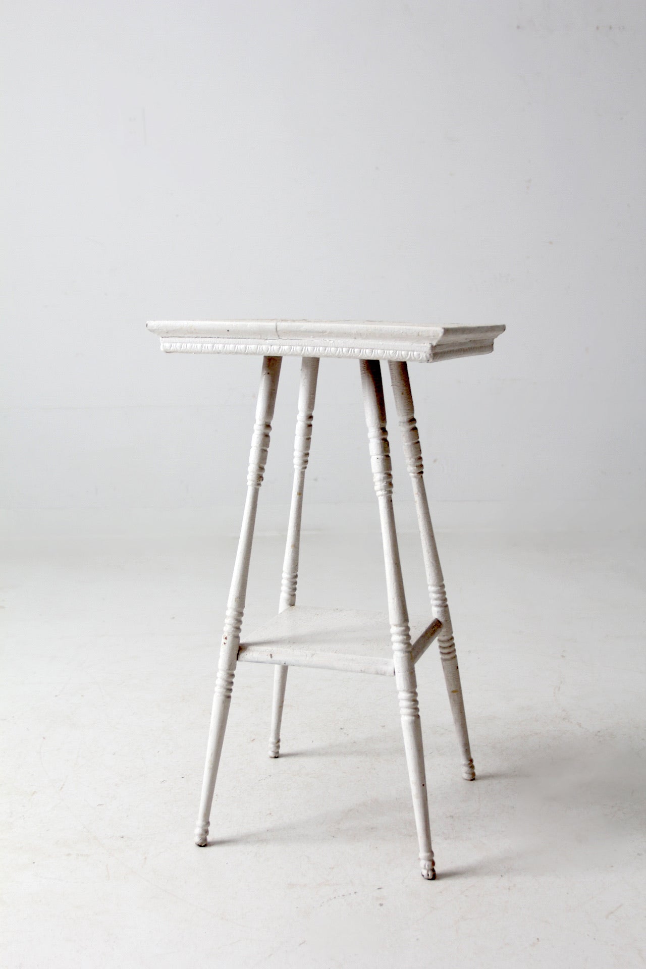 antique painted side table