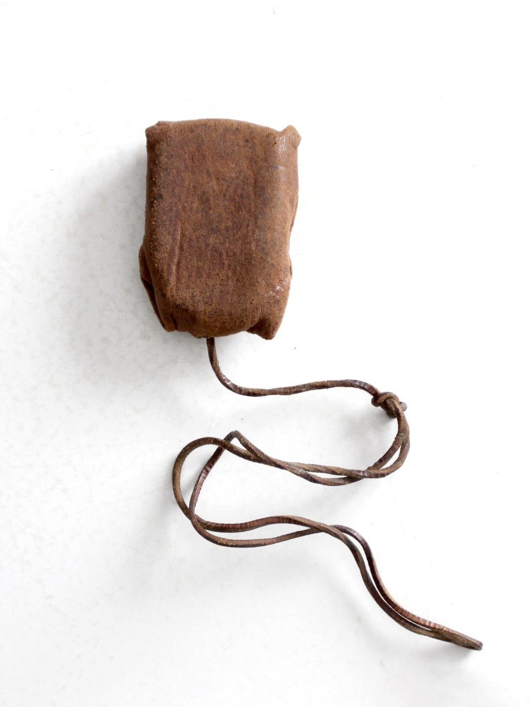 vintage Tower brand gauge with leather pouch