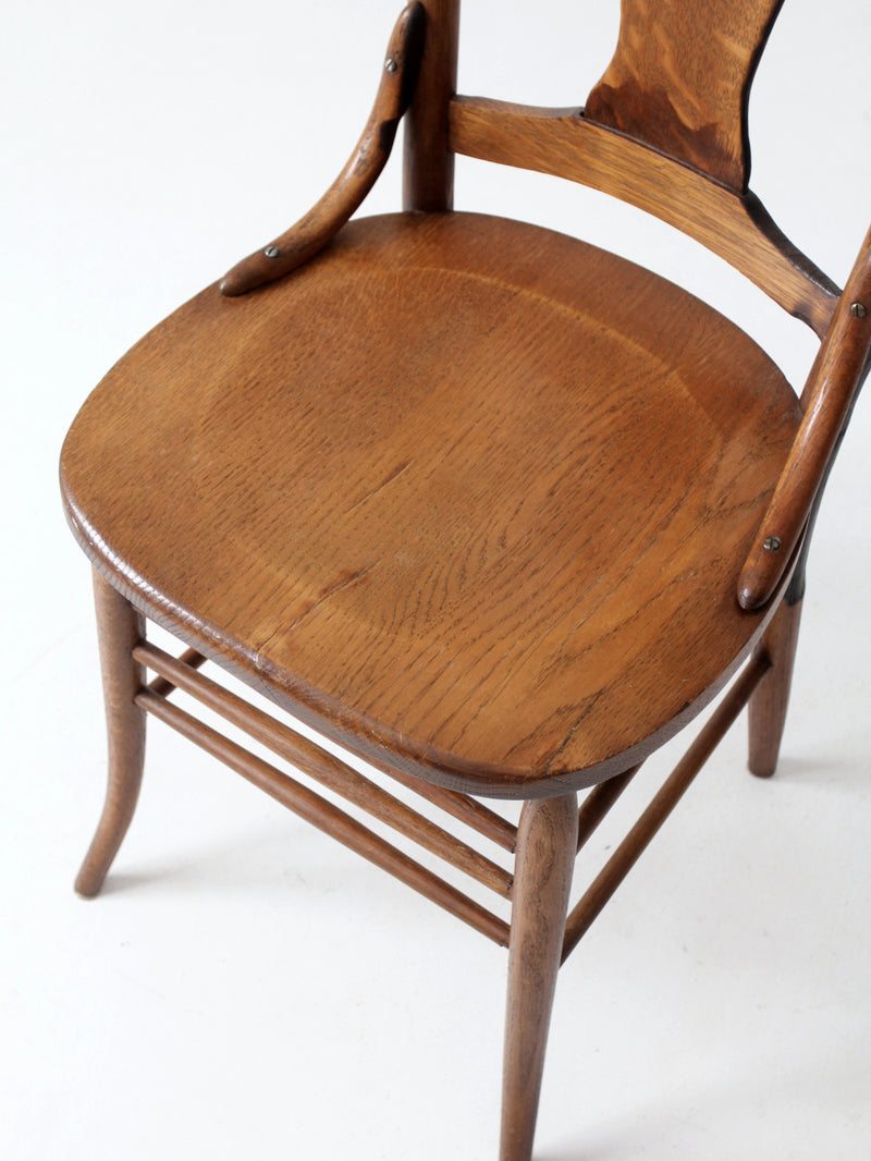 antique splat back dining chair
