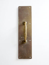 vintage industrial brass door handle
