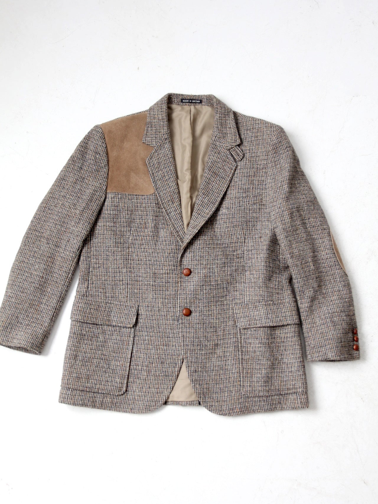 vintage Harris tweed shooting blazer