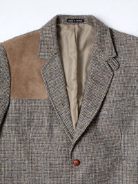 vintage Harris tweed shooting blazer