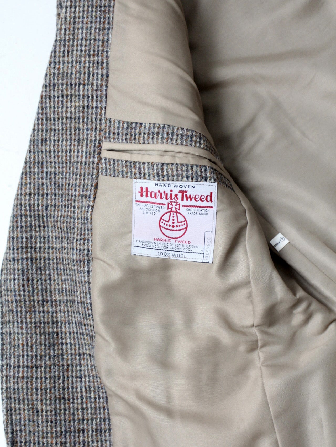 vintage Harris tweed shooting blazer