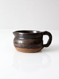 vintage studio pottery creamer