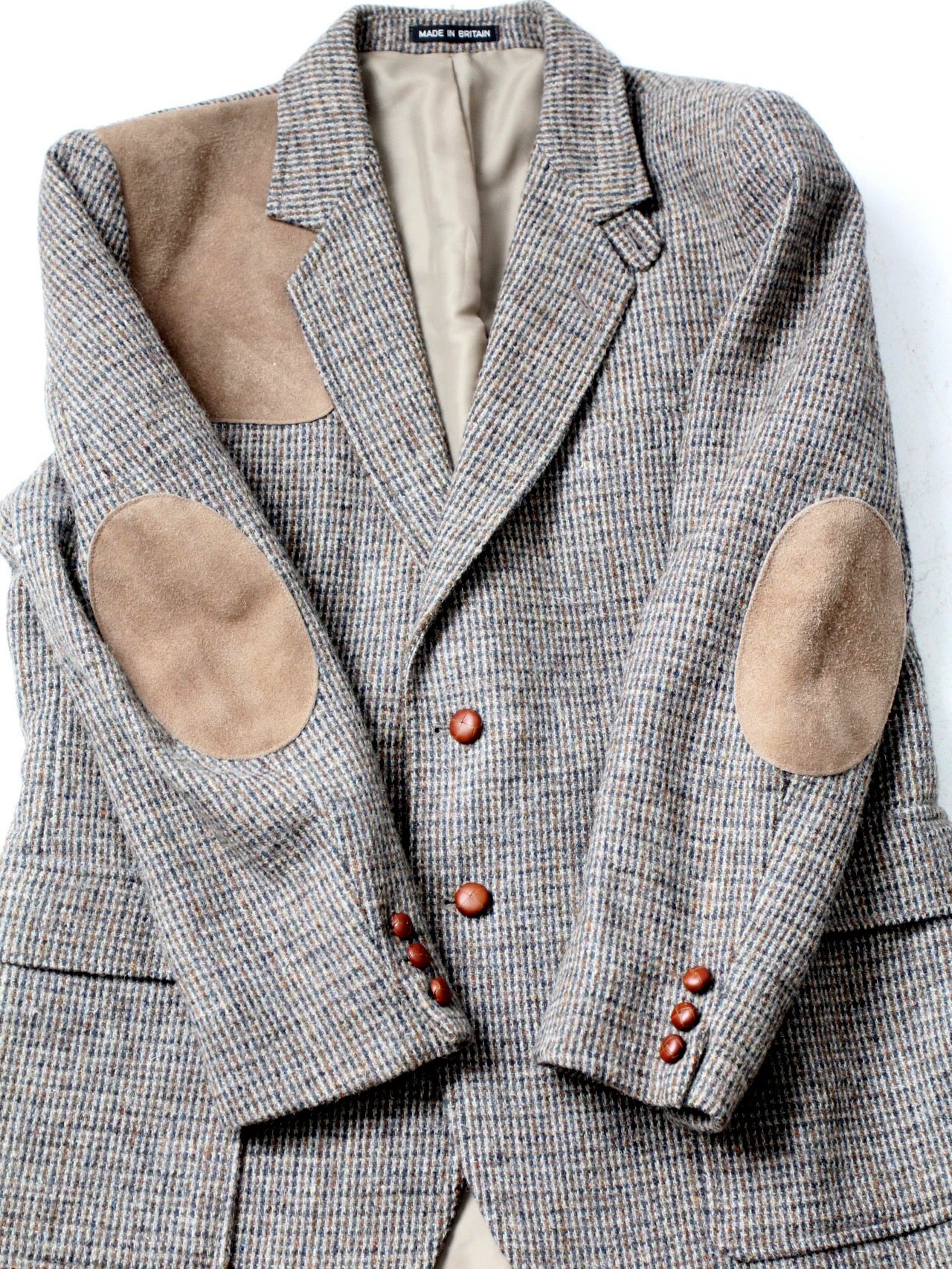 vintage Harris tweed shooting blazer